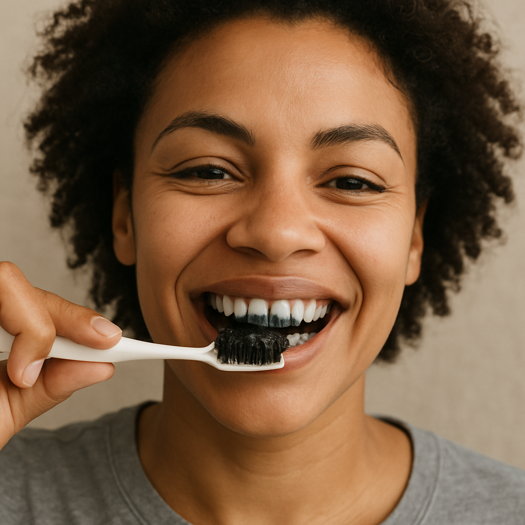 Pasta de carvão realmente clareia os dentes